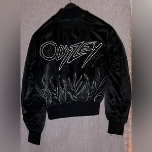 Black Odyzey Bomber Jacket